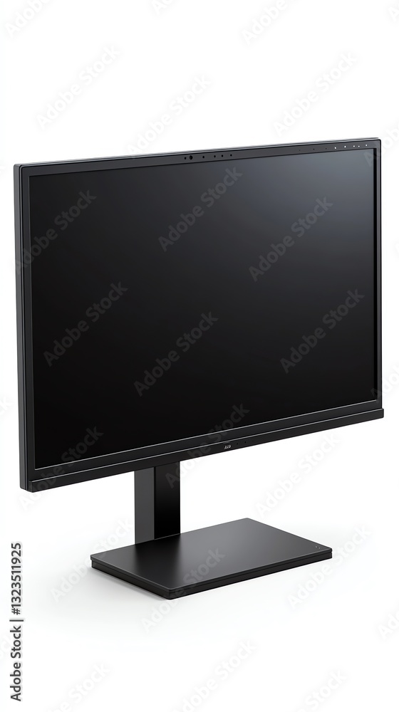 Sleek Black Monitor: Minimalist Design, Modern Display Sleek Black Monitor: Minimalist Design, Modern Display