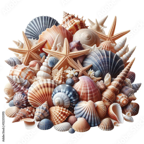 Seashells vector