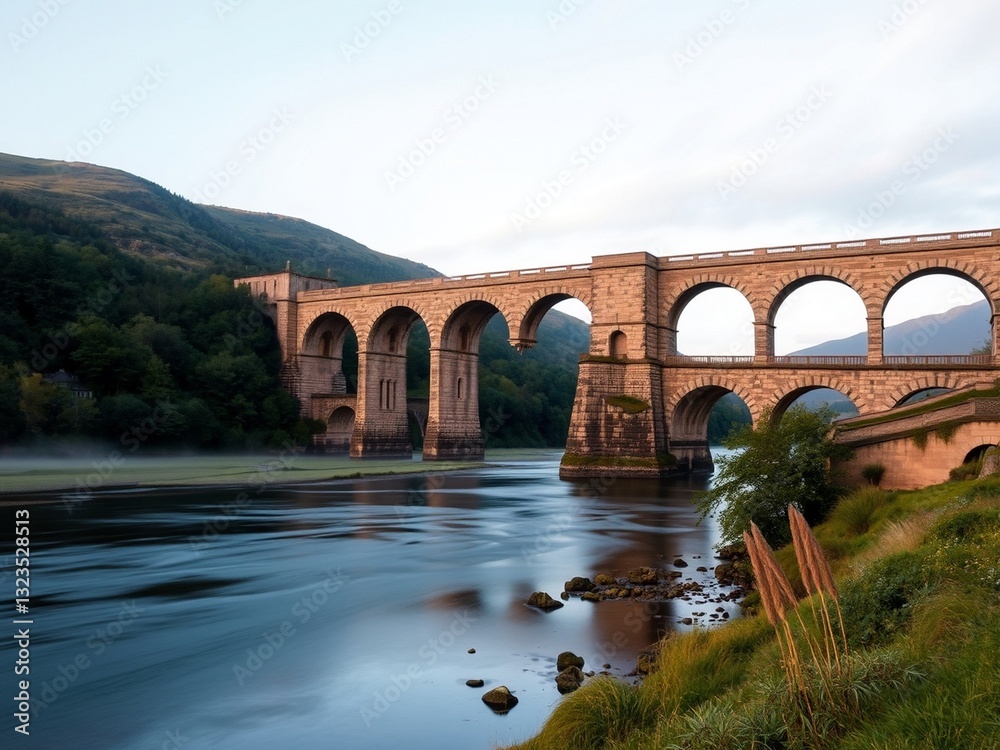 Fototapeta premium bridge over the river