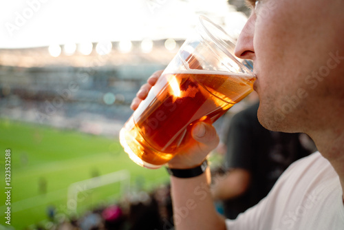 Beer at Soccer Game 