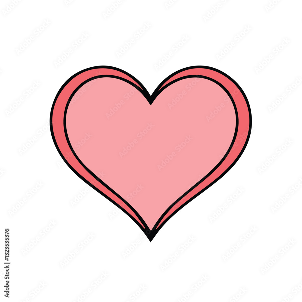 love heart icon vector design love heart icon vector design