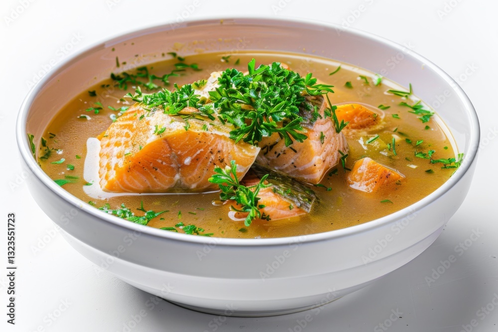 Delicious Finnish Salmon Soup Presentation Delicious Finnish Salmon Soup Presentation