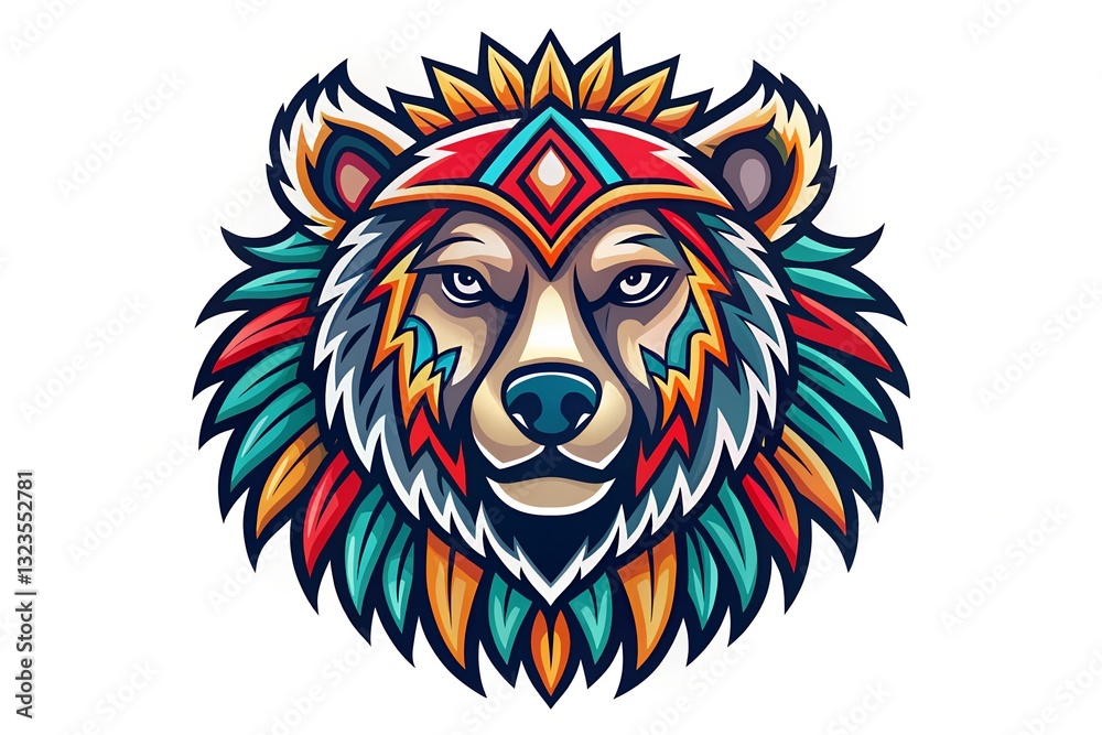Obraz premium lion head mascot