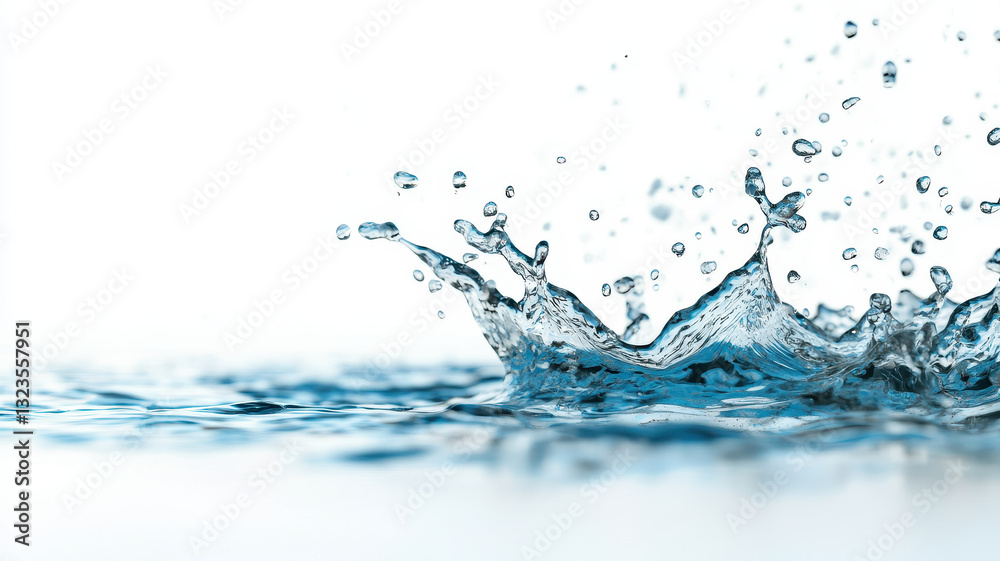 gentle splash of water creates ripples in clear spring brook gentle splash of water creates ripples in clear spring brook