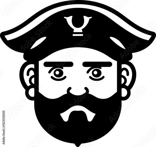 Pirate Character Illustration: A Bold Icon of Adventure and Nautical Charm