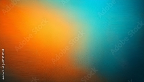 abstract soft gradient background vibrant orange and turquoise light blue shaded effect