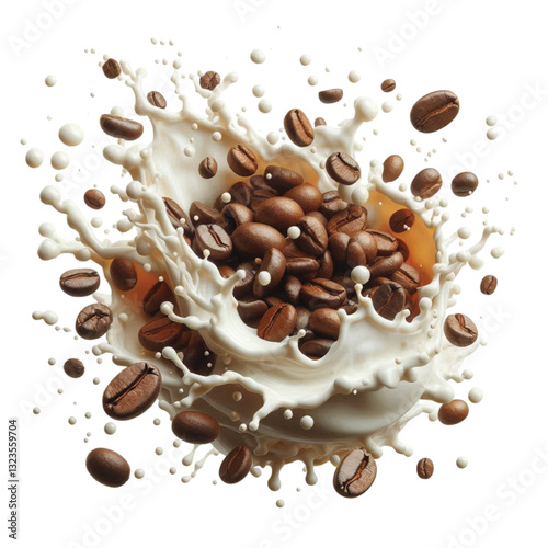 coffee beans and chocolate