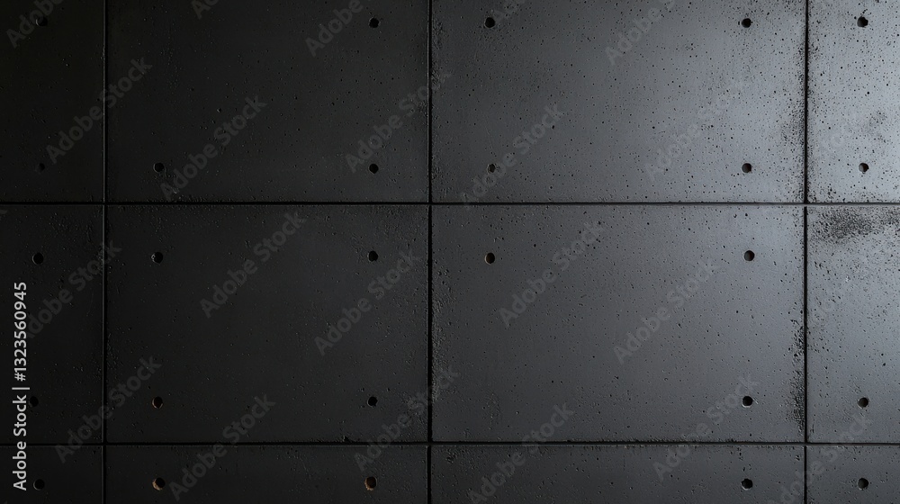 Mysterious Black Wall with Numerous Holes Evoking Intrigue and Depth Mysterious Black Wall with Numerous Holes Evoking Intrigue and Depth