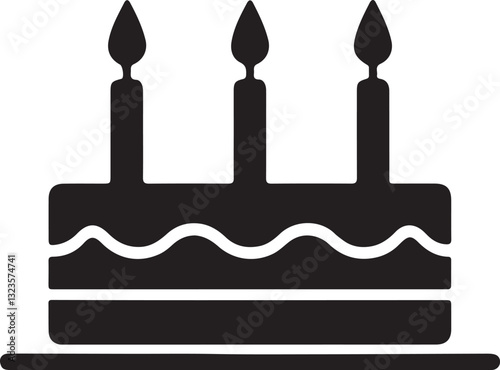 Icon birthday cake clipart
