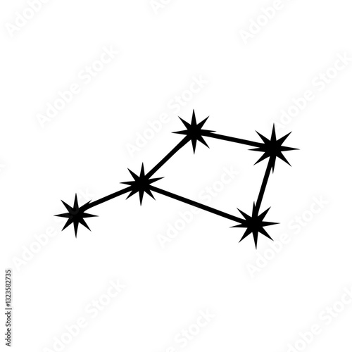 Zodiac Constellation Vector Illustration for Astrology Designs