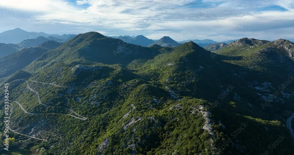 Mountainous region near Lake Skadar on the border of Montenegro and Albania. Mountainous region near Lake Skadar on the border of Montenegro and Albania.