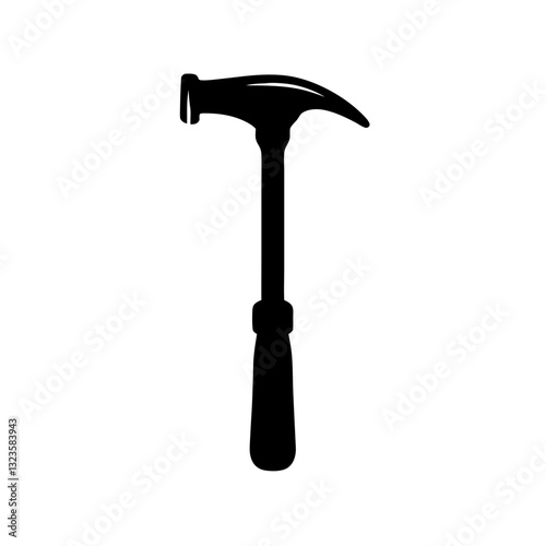 Hammer Silhouette Vector for Construction and DIY Projects