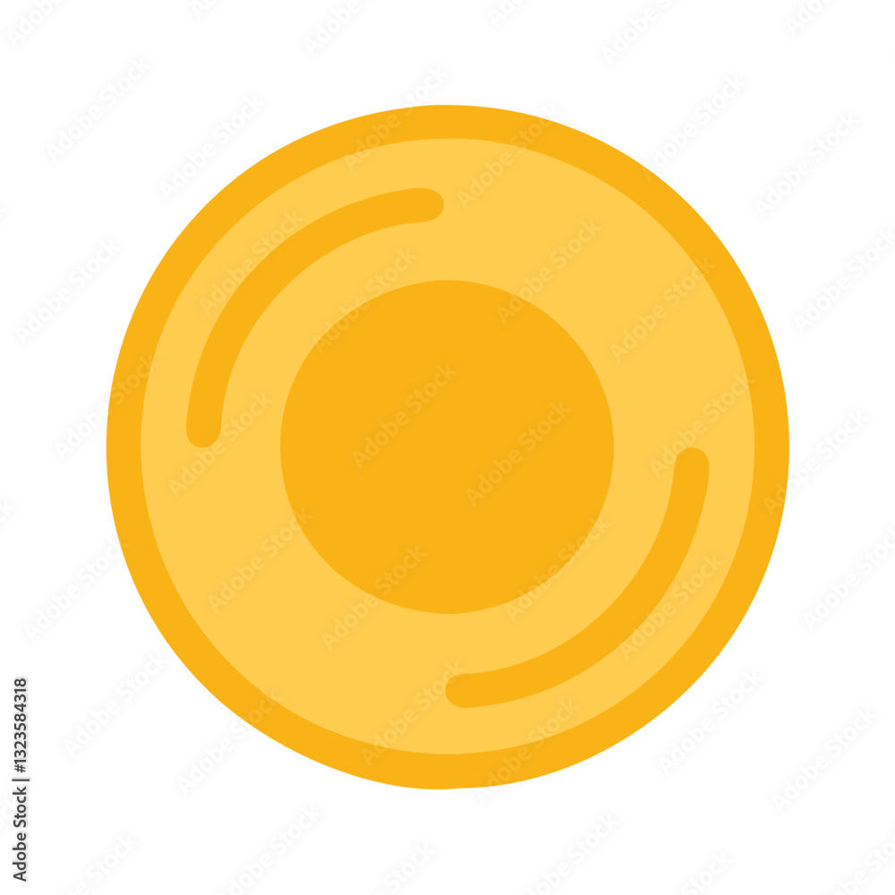 Bright Yellow Abstract Circle Vector Art for Modern Design Projects Bright Yellow Abstract Circle Vector Art for Modern Design Projects