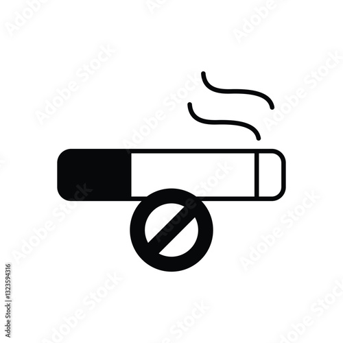 No Smoking Vector icon