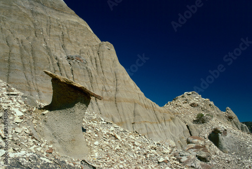 North Dakota Badlands formations film capture photo