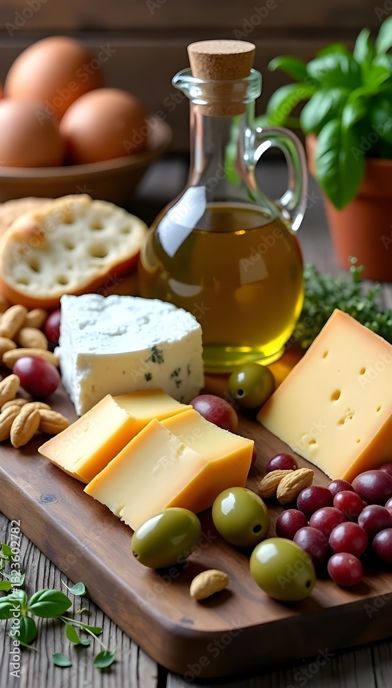 Traditional Greek food products showcasing authentic Mediterranean flavors
