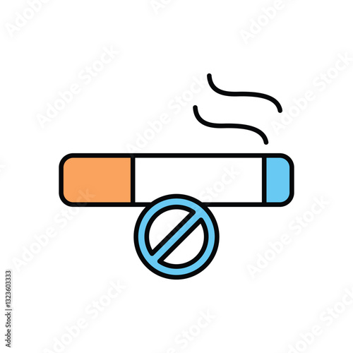 No Smoking Vector icon
