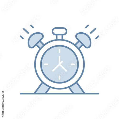 Suhur Alarm Clock Vector icon