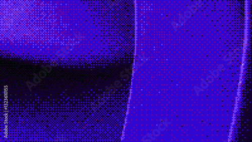 Digital Pixel Halftone Design Background