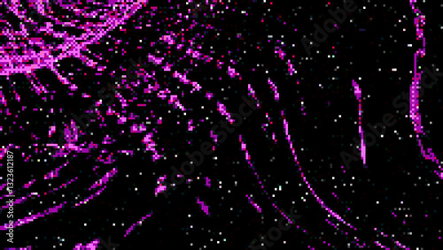 Pixel Dot Raster Halftone Design Background