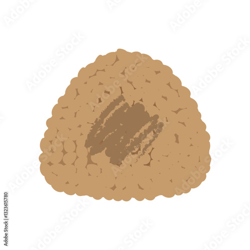 焼きおにぎり　イラスト