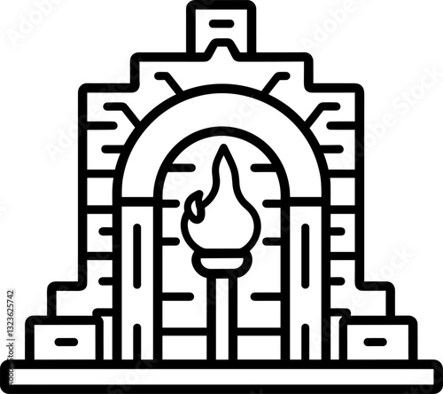 Torch Icon: A Symbol of Light, Hope, and Inspiration