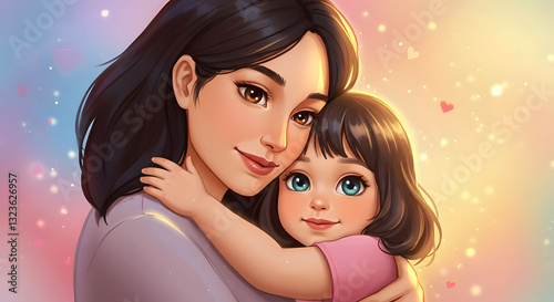 Mother's Day concept illustration