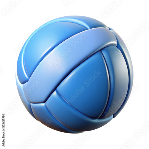 3d volleyball icon Illustration