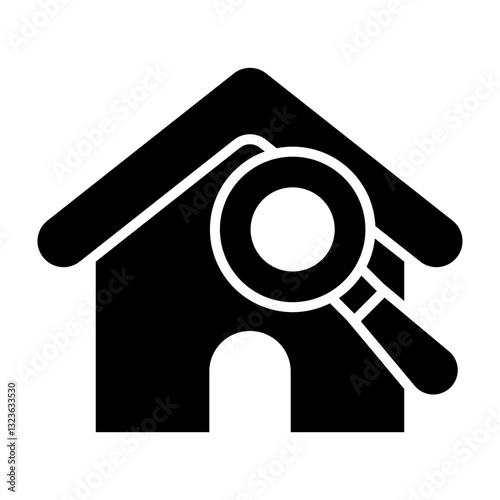 Search Vector Glyph Icon Design
