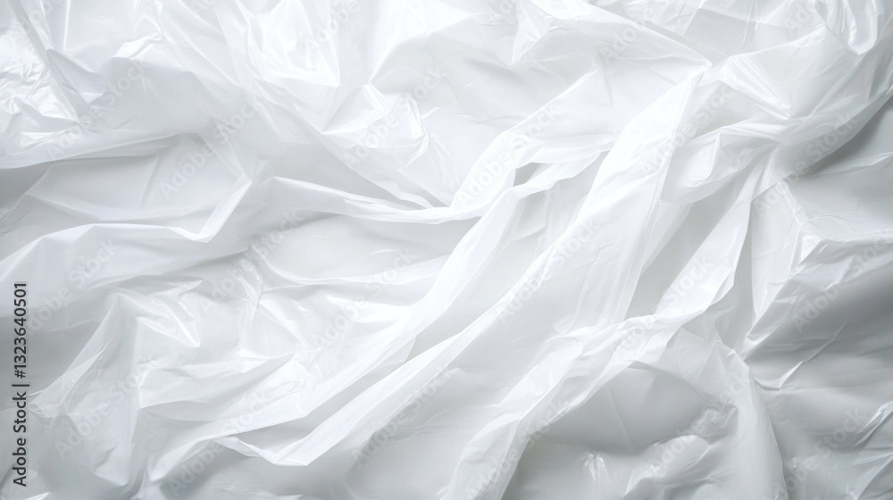 Obraz premium Abstract White Plastic Texture: A Study in Light and Form