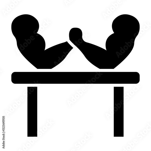Coaching Vector Glyph Icon Design