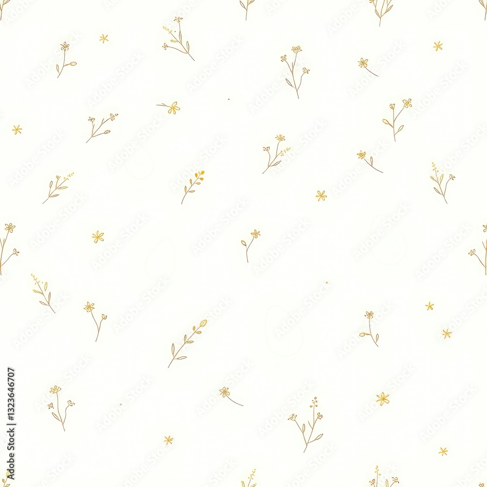 Seamless easter pattern, Seamless Easter Pattern with Cute Eggs and Bunnies on White Background, minimalist easter pattern