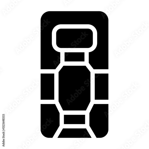 Cryogenic Vector Glyph Icon Design