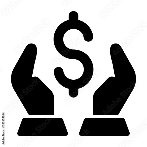 Mutual Fund Vector Line Icon Design