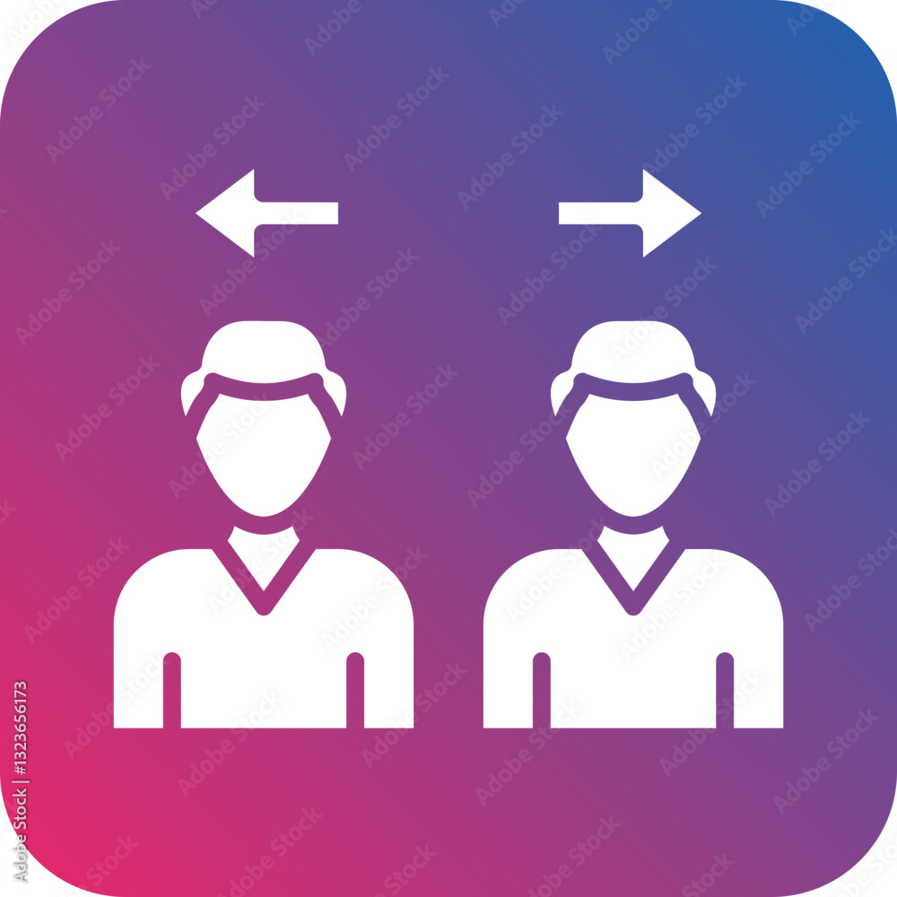 Conflicting Thoughts Icon Style Conflicting Thoughts Icon Style