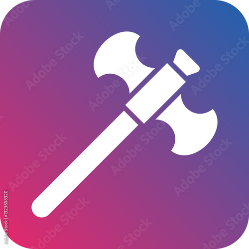 Viking Axe Icon Style
