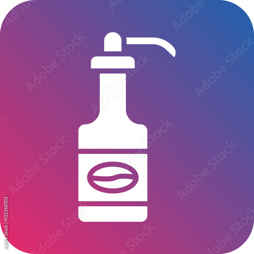 Coffee Syrup Icon Style