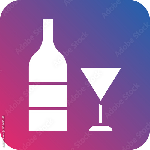 Drinking Icon Style