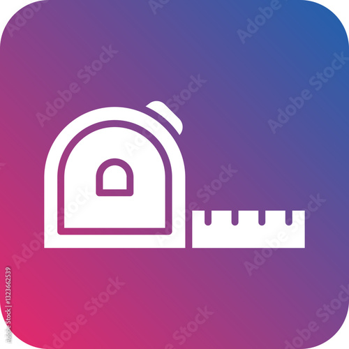 Measuring Tape Icon Style