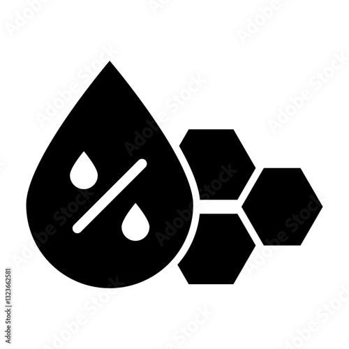 Saturated Fat Vector Glyph Icon Design