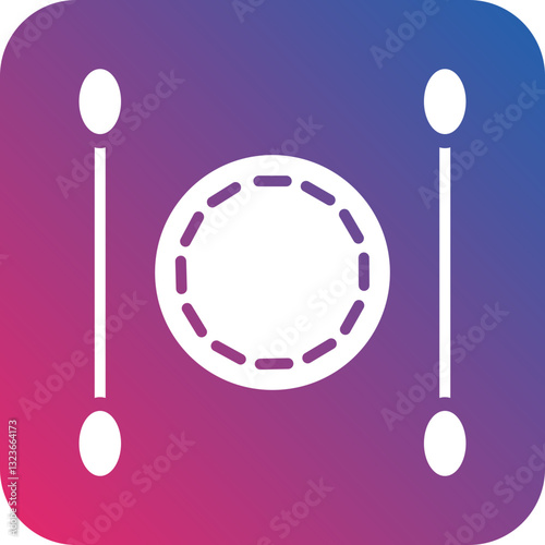 Cotton Pads Icon Style