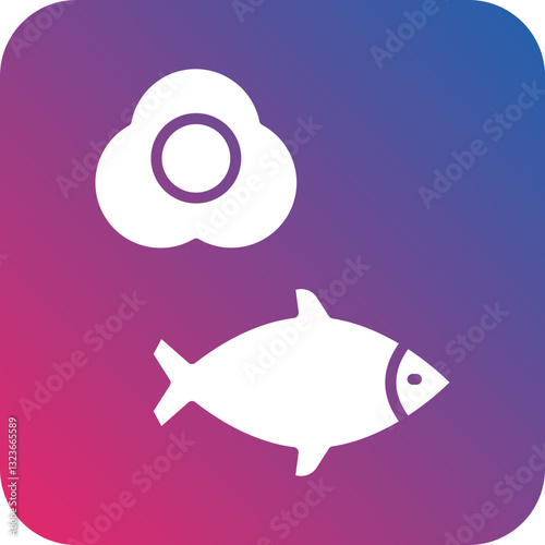 Keto Diet Icon Style
