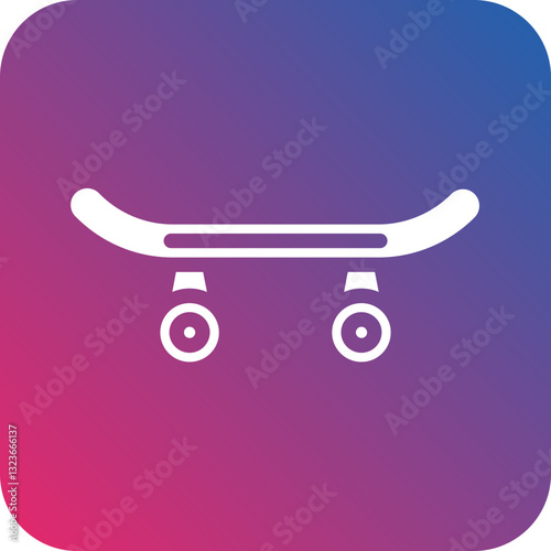 Skateboard Icon Style