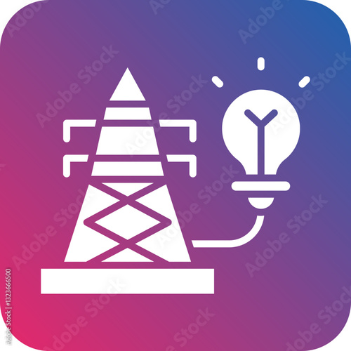 Electric Energy Icon Style