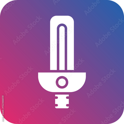 Fluorescent Lamp Icon Style