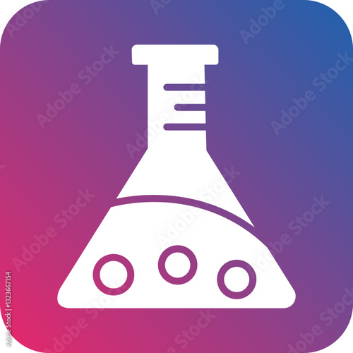 Volumetric Flask Icon Style