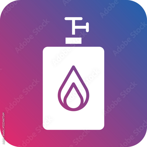 Gas Bottle Icon Style