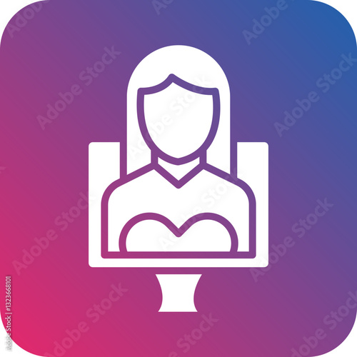 Influencer Female Icon Style