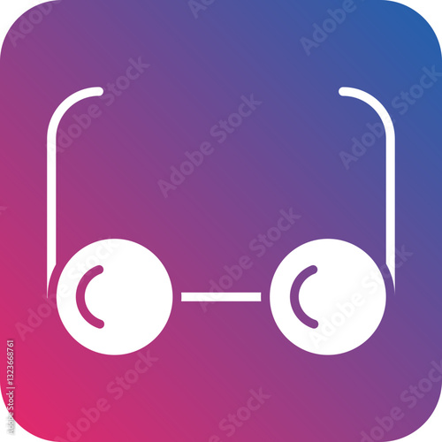 Glasses Icon Style