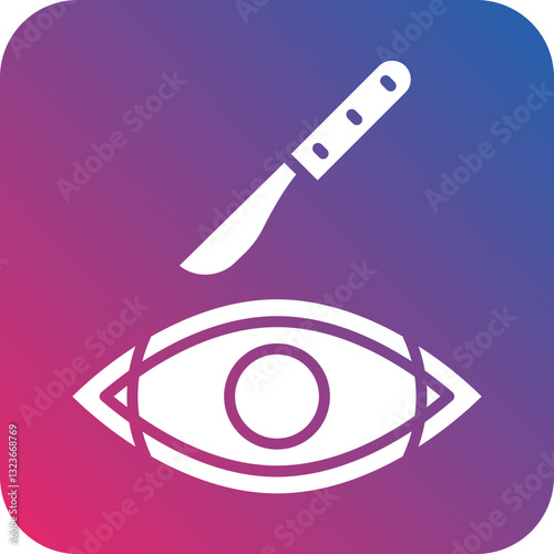 Eye Surgery Icon Style